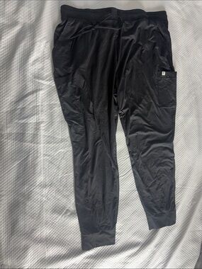 Frank & Oak Black Drawstring Jogger Pants